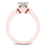 Lobelia Diamond Matching Band Only (engagement Ring Not Included) For Ring With Princess Center rosegold