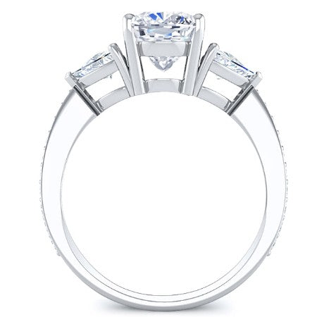 Snowdonia Cushion Diamond Engagement Ring (Lab Grown Igi Cert) whitegold