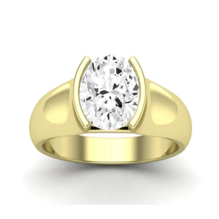 Jasmine Oval Diamond Bridal Set (Lab Grown Igi Cert) yellowgold