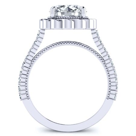 Ruellia Round Diamond Bridal Set (Lab Grown Igi Cert) whitegold