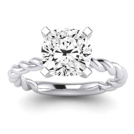 Balsam Diamond Matching Band Only (does Not Include Engagement Ring) For Ring With Cushion Center whitegold