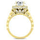 Rosanna Diamond Matching Band Only (engagement Ring Not Included) For Ring With Round Center yellowgold