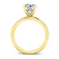 Baneberry Diamond Matching Band Only (does Not Include Engagement Ring)  For Ring With Round Center yellowgold