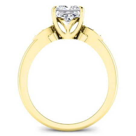 Lobelia Diamond Matching Band Only (engagement Ring Not Included) For Ring With Princess Center yellowgold