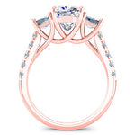 Marjoram Cushion Diamond Engagement Ring (Lab Grown Igi Cert) rosegold