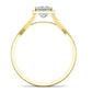Larkspur Moissanite Matching Band Only (engagement Ring Not Included) For Ring With Princess Center yellowgold