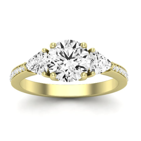 Snowdonia Diamond Matching Band Only (engagement Ring Not Included) For Ring With Round Center yellowgold