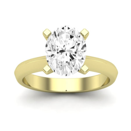 Senna Oval Moissanite Bridal Set yellowgold