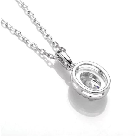 Barb Diamond Necklace (Clarity Enhanced) whitegold