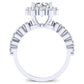 Privet Diamond Matching Band Only (engagement Ring Not Included) For Ring With Princess Center whitegold