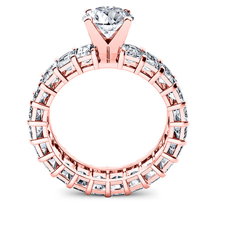 Linnea Round Diamond Bridal Set (Lab Grown Igi Cert) rosegold