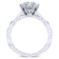Arbor Moissanite Matching Band Only (engagement Ring Not Included) For Ring With Princess Center whitegold