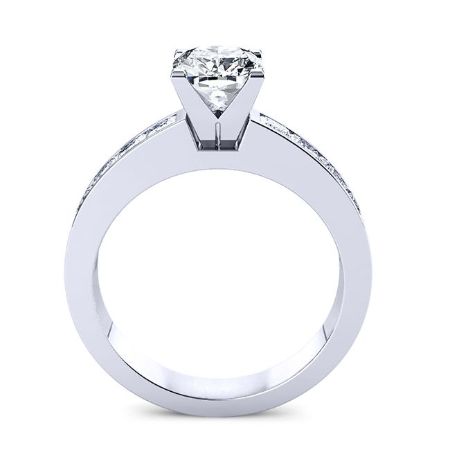 Ayana Diamond Matching Band Only (engagement Ring Not Included) For Ring With Cushion Center whitegold