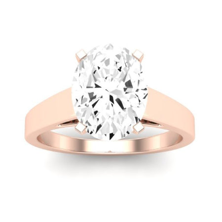 Snowdrop Oval Diamond Bridal Set (Lab Grown Igi Cert) rosegold