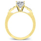 Venus Cushion Diamond Bridal Set (Lab Grown Igi Cert) yellowgold