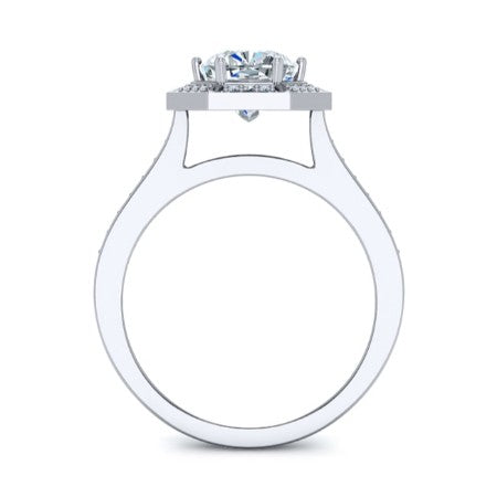 Anise Cushion Diamond Bridal Set (Lab Grown Igi Cert) whitegold