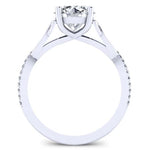 Pavonia Round Diamond Bridal Set (Lab Grown Igi Cert) whitegold