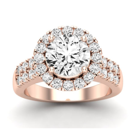 Velvet Moissanite Matching Band Only (does Not Include Engagement Ring)  For Ring With Round Center rosegold