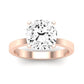 Lantana Moissanite Matching Band Only (engagement Ring Not Included) For Ring With Cushion Center rosegold