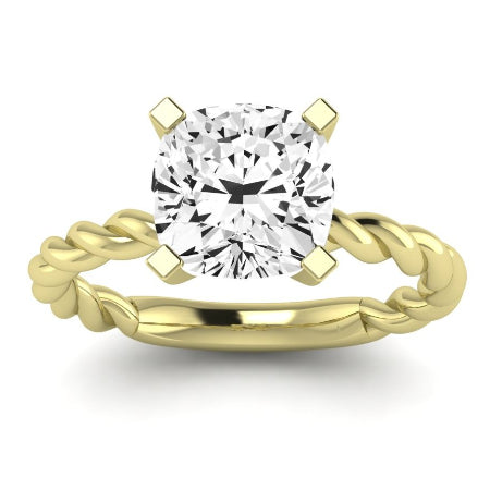 Balsam Diamond Matching Band Only (does Not Include Engagement Ring) For Ring With Cushion Center yellowgold