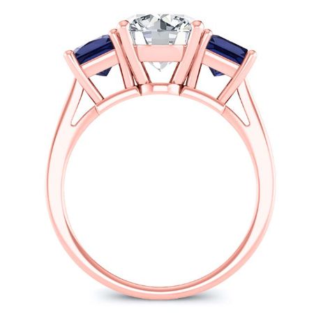 Ilex Round Diamond Bridal Set (Lab Grown Igi Cert) rosegold