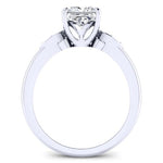Lobelia Diamond Matching Band Only (engagement Ring Not Included) For Ring With Princess Center whitegold