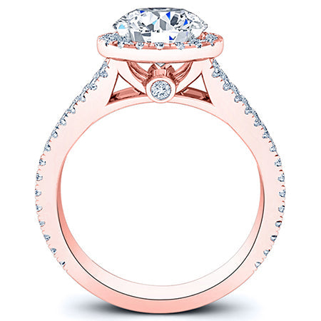 Silene Round Diamond Bridal Set (Lab Grown Igi Cert) rosegold