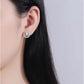 Charlie Round Diamond Earrings (Clarity Enhanced) whitegold