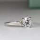 Bellflower Round Diamond Engagement Ring (Lab Grown Igi Cert) rosegold