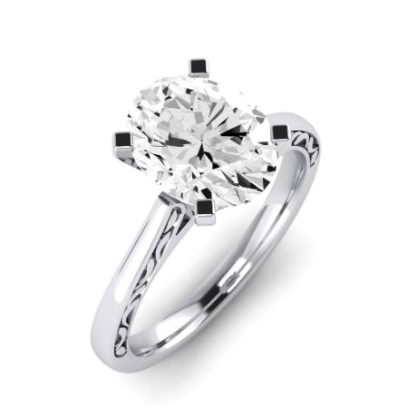 Astilbe Oval Diamond Bridal Set (Lab Grown Igi Cert) whitegold