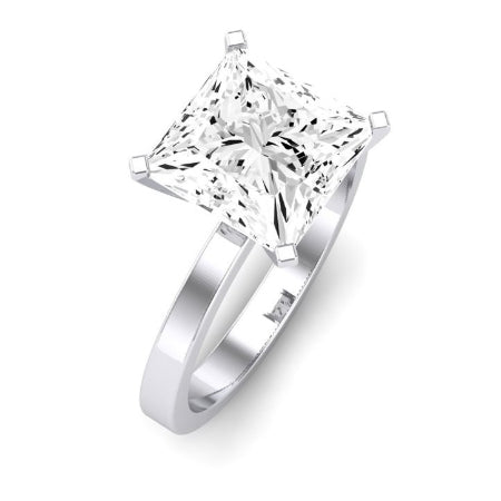 Lantana Moissanite Matching Band Only (engagement Ring Not Included) For Ring With Princess Center whitegold