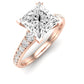 Holly Diamond Matching Band Only (does Not Include Engagement Ring) For Ring With Princess Center rosegold