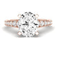 Holly Oval Diamond Engagement Ring (Lab Grown Igi Cert) rosegold
