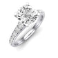 Holly Diamond Matching Band Only (does Not Include Engagement Ring) For Ring With Round Center whitegold
