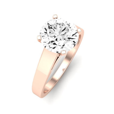Snowdrop Diamond Matching Band Only (engagement Ring Not Included) For Ring With Round Center rosegold
