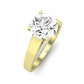 Snowdrop Moissanite Matching Band Only (engagement Ring Not Included) For Ring With Round Center yellowgold