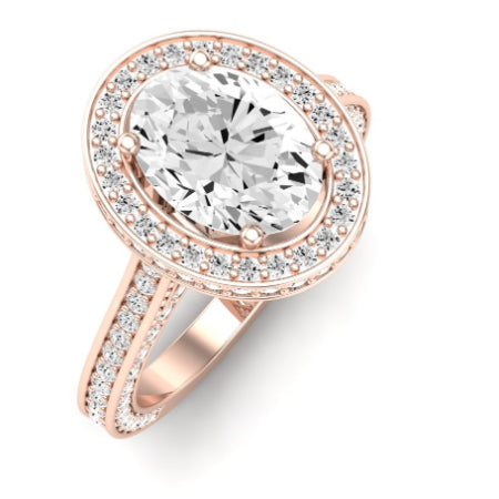 Buttercup Oval Diamond Bridal Set (Lab Grown Igi Cert) rosegold