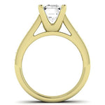 Yarrow Diamond Matching Band Only (engagement Ring Not Included) For Ring With Emerald Center yellowgold