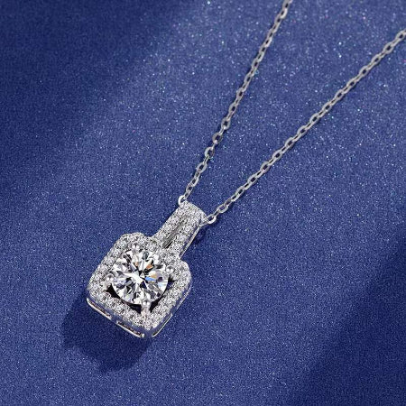 Hadlee Diamond Necklace (Clarity Enhanced) whitegold