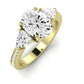 Snowdonia Moissanite Matching Band Only (engagement Ring Not Included) For Ring With Oval Center yellowgold