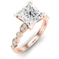 Marigold Diamond Matching Band Only (does Not Include Engagement Ring) For Ring With Princess Center rosegold