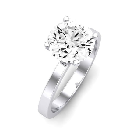Lantana Diamond Matching Band Only (engagement Ring Not Included) For Ring With Round Center whitegold