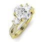Bottlebrush Diamond Matching Band Only (does Not Include Engagement Ring) For Ring With Oval Center yellowgold