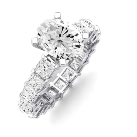 Kalina Oval Diamond Bridal Set (Lab Grown Igi Cert) whitegold