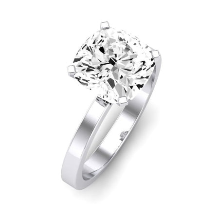 Lantana Diamond Matching Band Only (engagement Ring Not Included) For Ring With Cushion Center whitegold