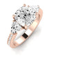 Snowdonia Diamond Matching Band Only (engagement Ring Not Included) For Ring With Cushion Center rosegold