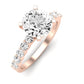 Magnolia Diamond Matching Band Only (does Not Include Engagement Ring) For Ring With Round Center rosegold