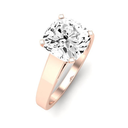Snowdrop Diamond Matching Band Only (engagement Ring Not Included) For Ring With Cushion Center rosegold