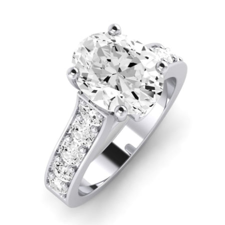 Calluna Oval Diamond Bridal Set (Lab Grown Igi Cert) whitegold