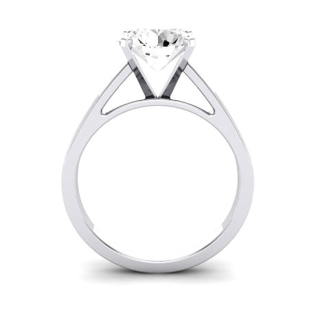 Snowdrop Diamond Matching Band Only (engagement Ring Not Included) For Ring With Round Center whitegold